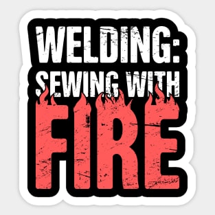 Funny Welding Design Sticker